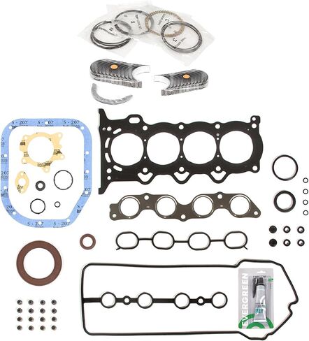 Evergreen SA-5494198984-6 Full Gasket Set Bearings Rings Compatible With/For 07-15 Toyota Yaris 1.5L DOHC 1NZFE in Kuwait