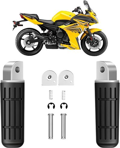 Motorcycle Front Foot pegs Foot Peg Footrest for Yamaha Fazer 700 FJR 1300 FZ1 FZ6 FZ6R TDM 900 XJ 900 S YZF 1000 R1 XV 1700 XJR 400 XJR12 XJR13 FZ1000 FZ400 BT 1100 1 in Kuwait