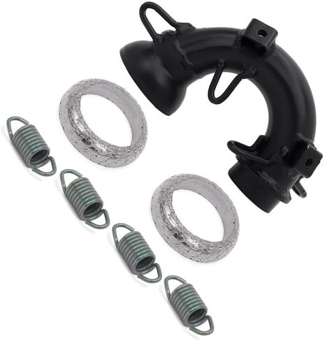 مجموعة أنابيب العادم الكوع الختم/الينابيع تناسب Polaris Ranger Crew 800 4X4 EFI 2010-11 2011 R10WH76AG R10WH76AH R10WH76AR R10WH76AV WY76AW WY76AZ R11WH76AG R11WH76AR WY76AE WY76AH WY76AJ in Kuwait