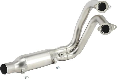 دراجة نارية العادم الخمار ماسورة من الفولاذ المقاوم للصدأ أنابيب اتصال الأنابيب لسيارات BMW F850 F750 F750GS F850GS 2018 2019 2020 in Kuwait