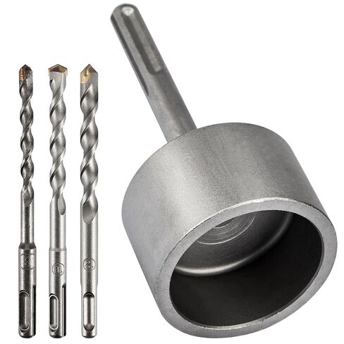 SDS Max Shank T-Post Driver, 3" Diameter Head for SDS-Max Rotary Hammers | Heavy-Duty Fence Post Pounder Compatible With Standard T Posts and Ground Rods in Saudi Arabia