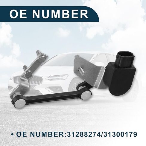 مستشعر مستوى ارتفاع التعليق الهوائي لفولفو S60 2011-2016 رقم 31288274/31300179 | مستشعر مستوى الارتفاع الأيمن الخلفي 1 قطعة in Kuwait
