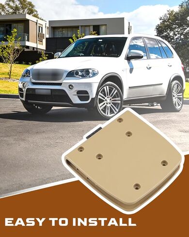 مقبض حصيرة أرضية صندوق السيارة الخلفي 51479120283 مناسب لسيارة BMW X5 E70/F15 2006-2018 لـ X6 E71/F16 2007-2019 استبدال بدون وظيفة القفل، بيج in Saudi Arabia