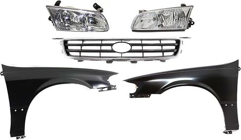 طقم المصابيح الأمامية البديلة يناسب Toyota Camry 2000-2001 2.2L I4 (-محدد) للسائق والراكب in Kuwait