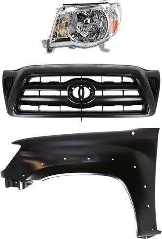 Replacement Headlight Kit Compatible with Toyota Tacoma 2005-2011 4.0L V6 (Driver Side, For Models Without Sport Package) in Saudi Arabia