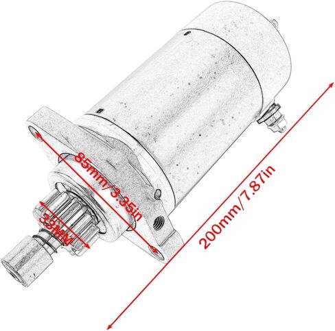 محرك بدء التشغيل متوافق مع 30HP 30D EOL ETOL L MHS MHOS 30ES LH LR 40HP 40MS L ULH TL ULR ETL UL 50HP 50D P50 S L المحركات الخارجية in Kuwait