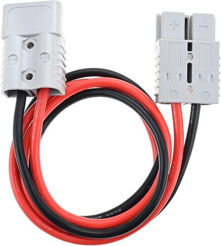 قابس موصل 175 أمبير مع كابل 6AWG متوافق مع أندرسون، موصل كابل سريع للبطارية 600 فولت لاستبدال 2 إلى 4 مقياس لقابس موصل أندرسون واحد إلى واحد لشحن رافعة شوكية كهربائية in Kuwait