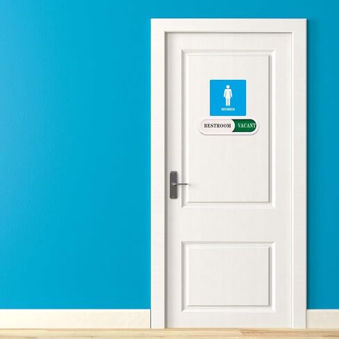Vacant Occupied Sign for Home Office Hotles Hospital Restroom,Slider Door sign (Tells Whether Room Vacant or Occupied), 6.69'' x 1.96'' in Saudi Arabia