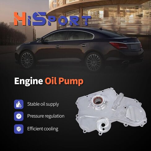 مضخة زيت المحرك HiSport M349 متوافقة مع بويك شيفروليه بونتياك زحل 2.0L 2.2L 2.4L 2000-2017 DOHC استبدال OP314 TCS46041 JV5068 12582069 12584621 in Kuwait