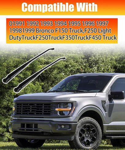 1 Pair Front Windshield Wiper Arm Replacement Kit Compatible With 91-99 Ford Bronco F150/F250/F350/F450, Left and Right Wiper Arm Replace 42631 F1TZ17526AA F4TZ17526A in Saudi Arabia