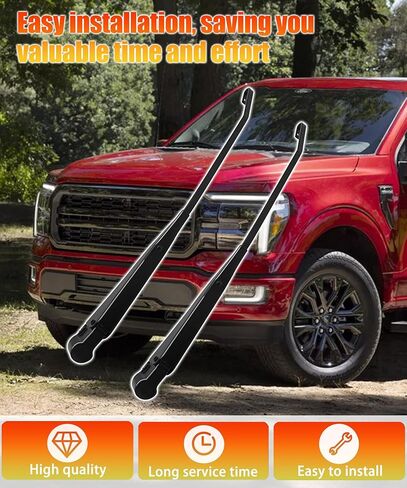 1 Pair Front Windshield Wiper Arm Replacement Kit Compatible With 91-99 Ford Bronco F150/F250/F350/F450, Left and Right Wiper Arm Replace 42631 F1TZ17526AA F4TZ17526A in Saudi Arabia