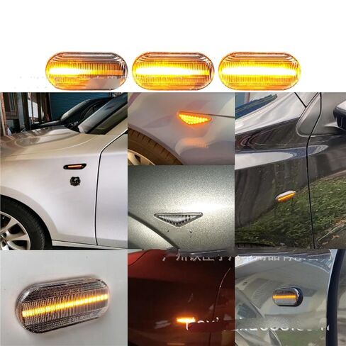 مناسبة لـ Duster Dokker Lodge 1LED لأضواء حافة إشارة الانعطاف في Dacia in Kuwait