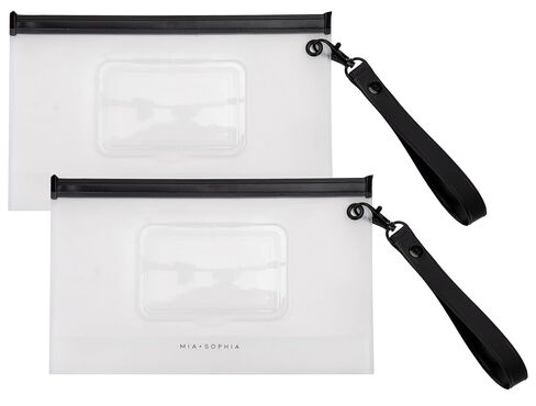 مجموعة MIA + SOPHIA المكونة من 2 حامل مناديل مبللة للأطفال، حقيبة مناديل محمولة قابلة لإعادة الاستخدام، حقيبة مناديل أنيقة للسفر، موزع مناديل مبللة للأطفال، مناديل تبقى رطبة لفترة أطول، يمكن ربطها بسهولة مع المعصم المتضمن in Kuwait