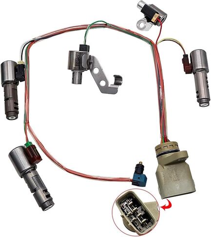 مجموعة صمامات الملف اللولبي ناقل الحركة وتسخير الأسلاك U140E U240E U241E متوافق مع تويوتا كامري RAV4 هايلاندر متوافق مع لكزس ES300 RX300 in Kuwait
