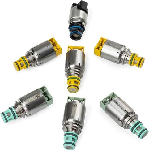 6T45E 6T40E 6T45 6T40 Transmission Shift Solenoid Valve 7PCS Compatible For Chevrolet Cruze Epica Lacetti Astra Compatible For Buick LaCrosse in Saudi Arabia