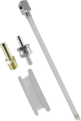 12" Fuel Tank Pickup Tube Kit Replace 7-0948, Length-Adjustable Rigid Polyethylene Fuel Tube with Brass Barb Connector and Check Valve in Saudi Arabia