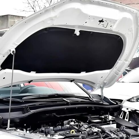 وسادة عزل تحت غطاء المحرك متوافقة مع Toyota Highlander 2020 2021 2022 2023 2024 2025 2026، درع حرارة خليج المحرك واستبدال حصيرة تعتيم الصوت مع مشابك in Saudi Arabia