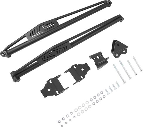 شريط الجر متوافق مع 2005-2024 Toyota Tacoma 6-Lug 2WD 4WD قضيب الجر ومجموعة دعامة التثبيت مطلي بمسحوق الفولاذ الأسود in Saudi Arabia