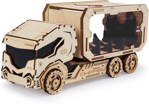 3D Wooden Puzzles for Adults, Rollercoaster Marble Maze Run Model DIY Building Kits Block Craft, Mechanical Gear Kit Hobbies Toys Valentines Birthday for Hobbyist, 396 PCS in Kuwait