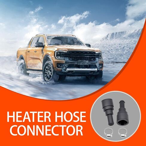 2 Pack Heater Hose Connector 800-409, Heater Core Connector 3/4" x 5/8" Coolant Hose Fitting with Clamps, Replacement for 15792820 15792821 15792822, Compatible with Chevy GMC Cadillac Trucks & SUVs in Saudi Arabia