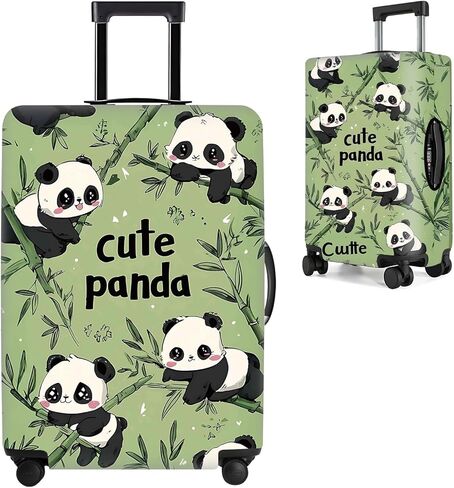 غطاء أمتعة دجاج ملون لحقيبة السفر مقاس 24-26 بوصة - واقي حقيبة سفر لطيف على شكل حيوان كرتوني - غطاء أمتعة نابض بالحياة مضاد للخدش وقابل للغسل مع تصميم ديك مضحك، مقاس M in Kuwait