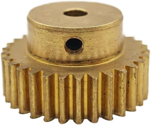 0.5 Module Brass Spur Gear 16-22 Teeth 3-6mm Bore(17 teeth 4mm bore)(22 teeth 5mm bore) in Saudi Arabia