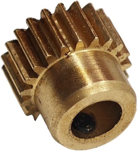1pc Brass Cylindrical Spur Pinion Gear 0.4 Module 20 Teeth with Step 2mm and 3mm Bore(2mm bore)(2mm bore) in Kuwait