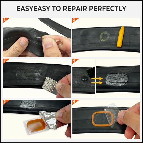 PAX 72 Pcs 24x35mm Oval Inner Tube Patch Kit, with 60ml Green Rubber Cement, Tube Patch Kit for Bike, Motorcycle & Inflatable Tires in Saudi Arabia