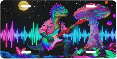 أسود الراعي الألماني لوحة الترخيص الأمامية لوحات ترخيص السيارة الزخرفية الألومنيوم معدن ديكور ملحق الجدة الغرور علامة غطاء مع 4 ثقوب للرجال النساء 6 "× 12" in Kuwait