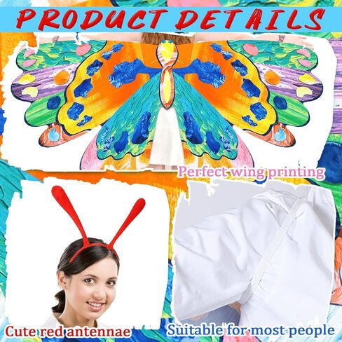 طقم إكسسوارات أجنحة كاتربيلر مكون من قطعتين للبالغين، زي تنكري يتضمن أجنحة متحولة محمولة باليد، عصابة رأس هوائي أحمر لحفلة كاتربيلر in Saudi Arabia