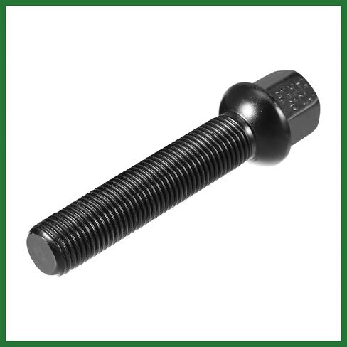 مسامير عروة العجلات الممتدة Motoforti M14x1.5 لفواصل العجلات ومقعد الكرة 19 مم سداسي 65 مم طول الساق مناسب لشركة فولكس فاجن لأودي - عبوة من 20 قطعة تدوم طويلاً in Kuwait