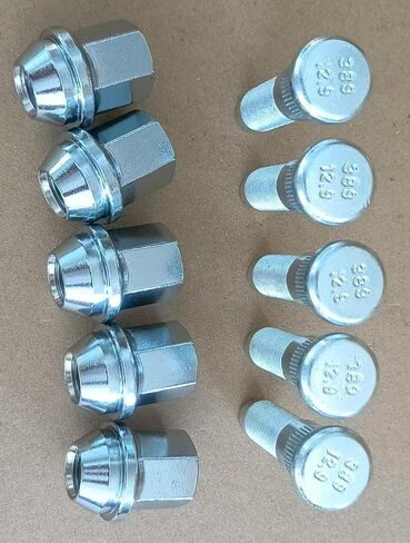 5PCS Lug Nuts Bolts 610-389 9/16-18 Thread Wheel Stud Bolt -0.666 in. Knurl, 2.34 in. Length Compatible with 1999-2010 Dodge Ram 1500, 94-99 RAM 2500 Pickup, 99-03 RAM 2500 3500 Van in Saudi Arabia