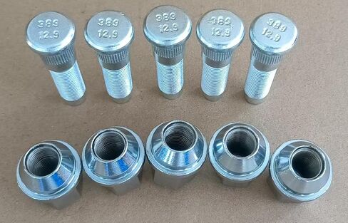 5PCS Lug Nuts Bolts 610-389 9/16-18 Thread Wheel Stud Bolt -0.666 in. Knurl, 2.34 in. Length Compatible with 1999-2010 Dodge Ram 1500, 94-99 RAM 2500 Pickup, 99-03 RAM 2500 3500 Van in Saudi Arabia