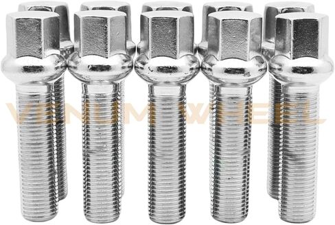 10 قطعة 55 مم مسامير العروة لمقعد الكرة M14x1.5 نصف قطر طول الساق الممتد in Saudi Arabia