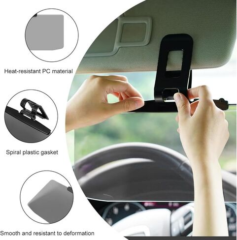 Sun Visor Extender for Car, Upgraded Polarized Adjustable Visor Extender Sun Blocker Anti-Glare for Safe Driving, UV Protection, Stray Light, Universal for Sedan Van(1 Pack) in Saudi Arabia