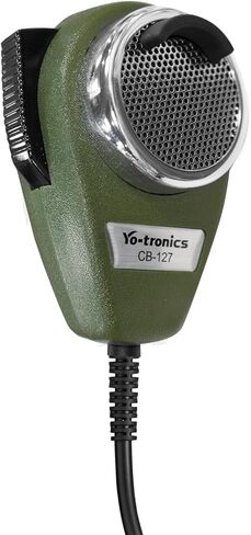 YO-TRONICS 4 Pin Metal Plug Noise Cancelling CB Microphone Dynamic CB Ham Radio Mic for Trucker, Black in Saudi Arabia