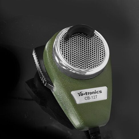 YO-TRONICS 4 Pin Metal Plug Noise Cancelling CB Microphone Dynamic CB Ham Radio Mic for Trucker, Black in Saudi Arabia