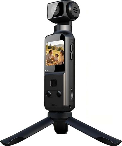 كاميرا الجسم بدقة 4K مع ميكروفون خارجي، وكاميرا جيب صغيرة للفيديو والصوت بزاوية 270 درجة للرياضة الخارجية، والدراجة، والسفر، وإنفاذ قانون الشرطة، والمدنيين الشخصيين (كاميرا الجيب 2) in Kuwait