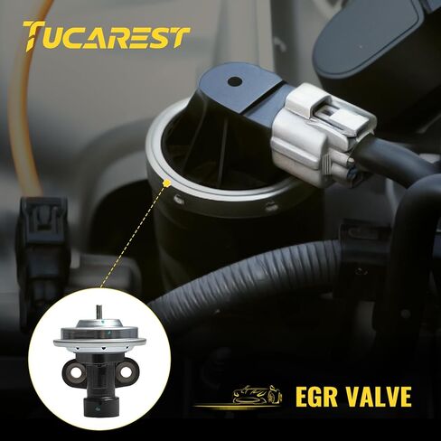 صمام TUCAREST EGR مع حشية EGV671 مناسب لـ 1998-2003 Fo-rd Ranger w/3.0L GAS)، 2000 Ranger w/4.0L /98-03 Ma-zda B3000 (رقم F87E-G2A) [# F87Z9D475GA ZZP120300 2EGR0058 130-345 19146022] in Saudi Arabia