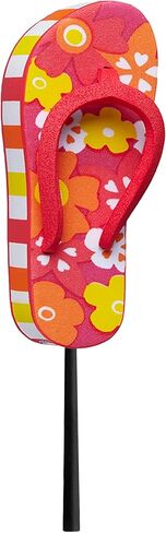 Beach Babe Flip Flop Sandal Car Decor Antenna Topper Cute Auto Accessory (Hawaiian Red) - Fits Thin Style Antenna in Saudi Arabia