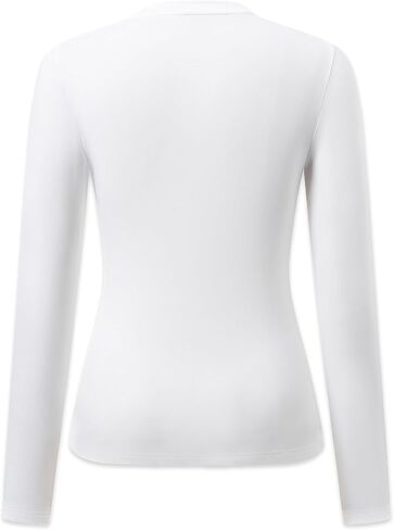 Women's Multi-Pack Knit Long Sleeve T-Shirt, Slim Fit Tops, Athletic & Casual in Saudi Arabia