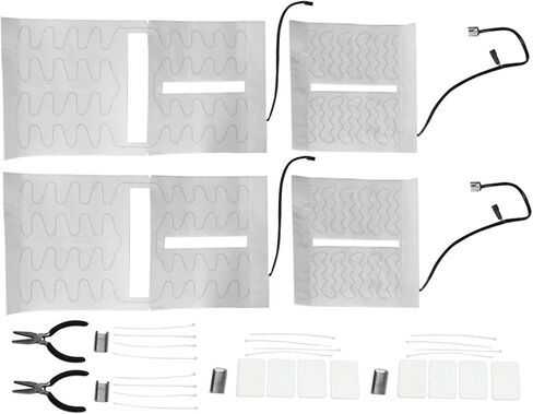 2 Set Seat Bottom & Top Heater Kit Fits for Cadillac Escalade Chevy Silverado Suburban GMC Sierra Yukon 2003-2007 15193975, 641105, 641106, 88940289, 88940288 in Saudi Arabia