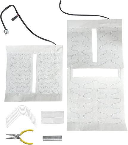 2 Set Seat Bottom & Top Heater Kit Fits for Cadillac Escalade Chevy Silverado Suburban GMC Sierra Yukon 2003-2007 15193975, 641105, 641106, 88940289, 88940288 in Saudi Arabia