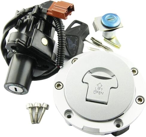 Motorcycle Ignition Switch Fuel Gas Cap Seat Lock Key Kit Compatible with CBR600RR CB1000R CBR1000 CBR1000RR CB1000 CBR 600RR 1000RR in Saudi Arabia