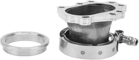 Turbo Downpipe Flange, 8 Bolt Turbo Downpipe Flange Stainless Steel 2.5in V Band Conversion Adapter for T25 T28 GT25 GT28 Turbo in Saudi Arabia
