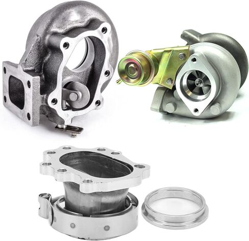 Turbo Downpipe Flange, 8 Bolt Turbo Downpipe Flange Stainless Steel 2.5in V Band Conversion Adapter for T25 T28 GT25 GT28 Turbo in Saudi Arabia