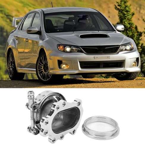 Turbo Downpipe Flange, 8 Bolt Turbo Downpipe Flange Stainless Steel 2.5in V Band Conversion Adapter for T25 T28 GT25 GT28 Turbo in Saudi Arabia