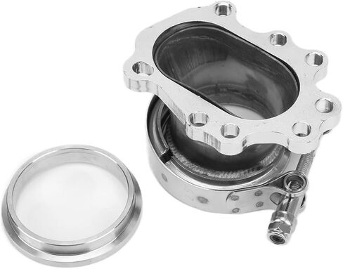 Turbo Downpipe Flange, 8 Bolt Turbo Downpipe Flange Stainless Steel 2.5in V Band Conversion Adapter for T25 T28 GT25 GT28 Turbo in Saudi Arabia
