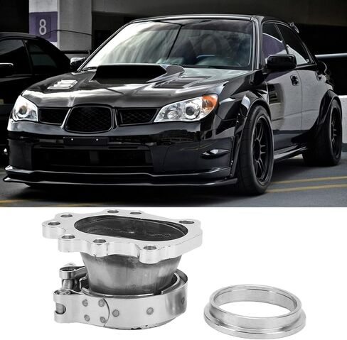 Turbo Downpipe Flange, 8 Bolt Turbo Downpipe Flange Stainless Steel 2.5in V Band Conversion Adapter for T25 T28 GT25 GT28 Turbo in Saudi Arabia