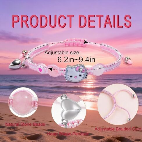 Cute Bracelets Set for Couples Friendship Matching, Valentine's Day Gifts for Gf and Bf Soulmate, Matching Gifts for Husband And Wife Wedding Anniversary in Saudi Arabia